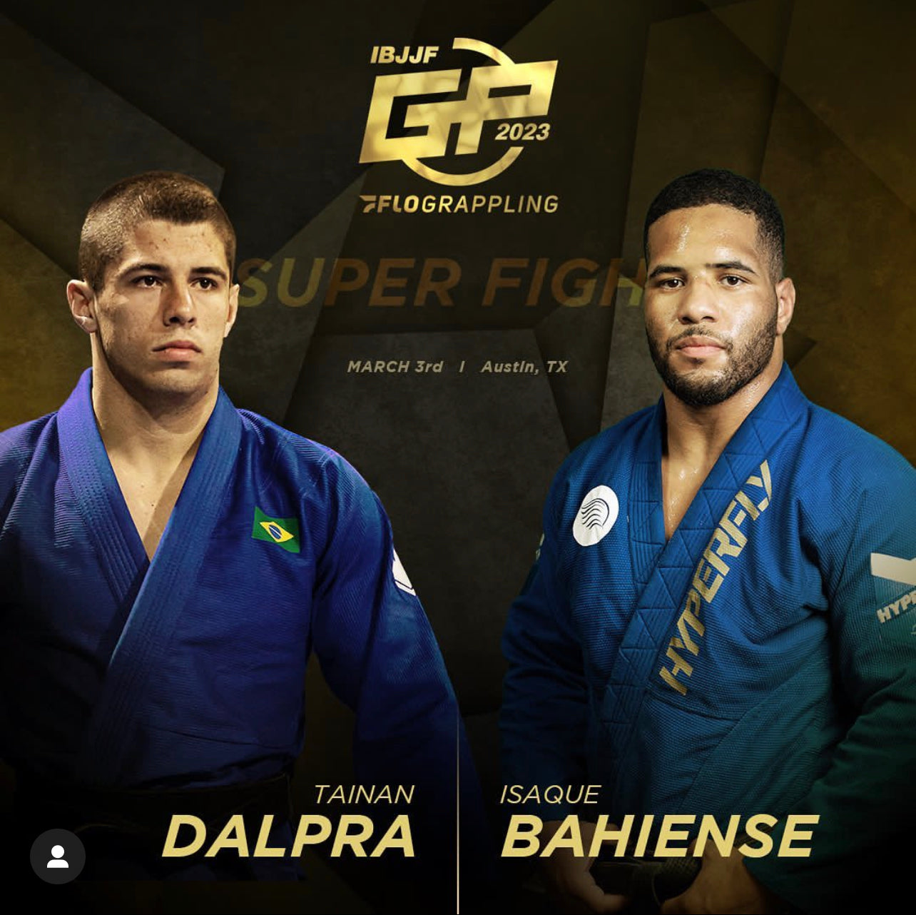 Tainan Dalpra will face off Isaque Bahiense on the next IBJJF x Floggrapling GP