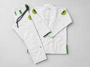 Dark Horse Rio Edition white BJJ gi back view